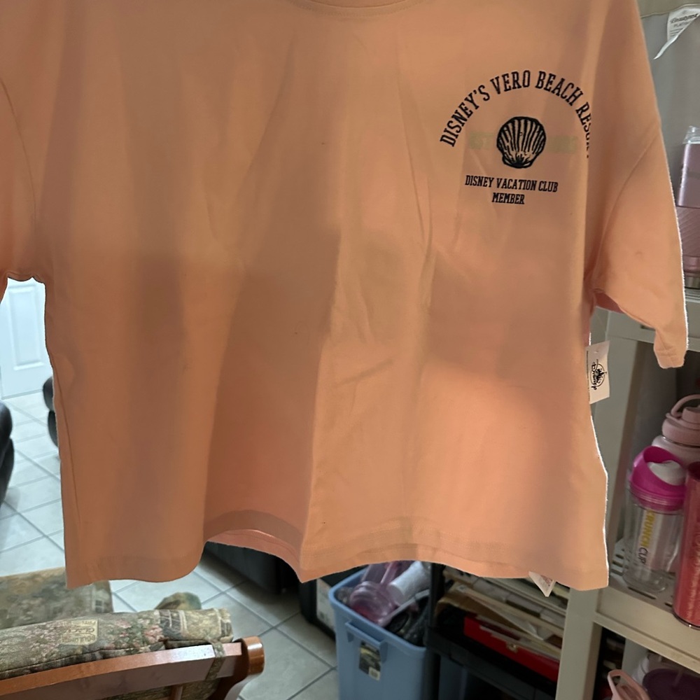 Disney Vero Beach Resort Light Pink Tee